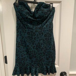 Green Cheetah Dress